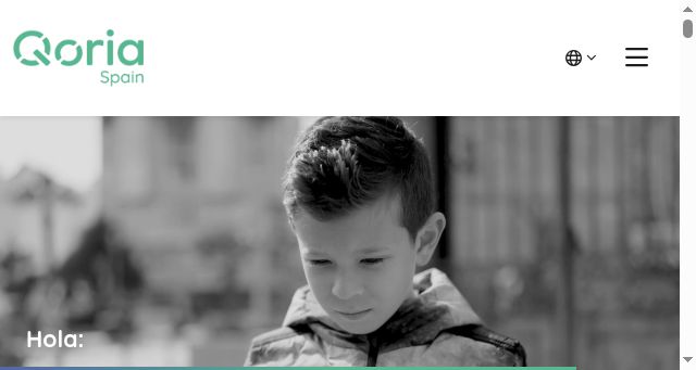 Screenshot of qoria.es