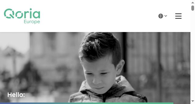 Screenshot of qoria.eu