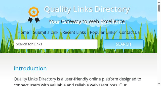 Screenshot of qualitylinksdir.com
