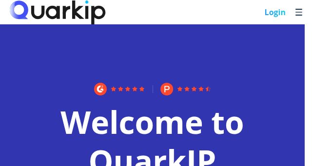 Screenshot of quarkip.com