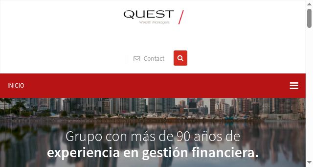 Screenshot of questwadvisers.com