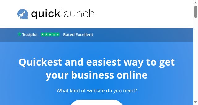 Screenshot of quicklaunch.co.uk