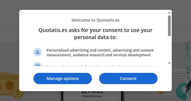Screenshot of quotatis.es