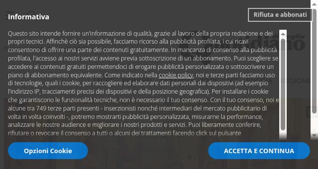 Screenshot of quotidianodipuglia.it