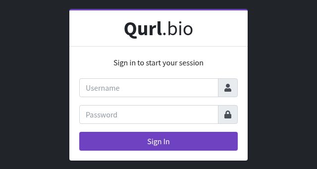 Screenshot of qurl.bio