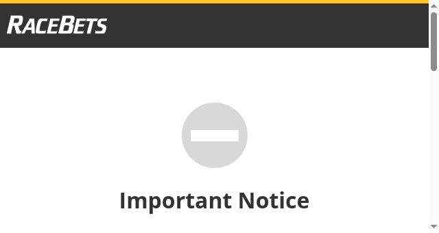 Screenshot of racebets.com