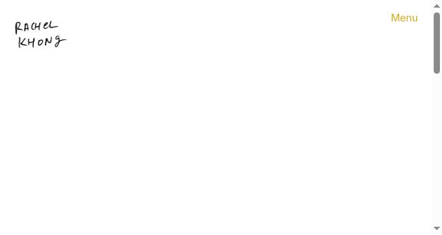 Screenshot of rachelkhong.com