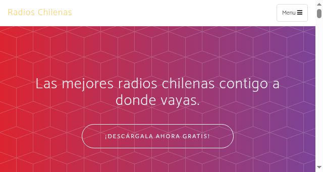 Screenshot of radioschilenas.com