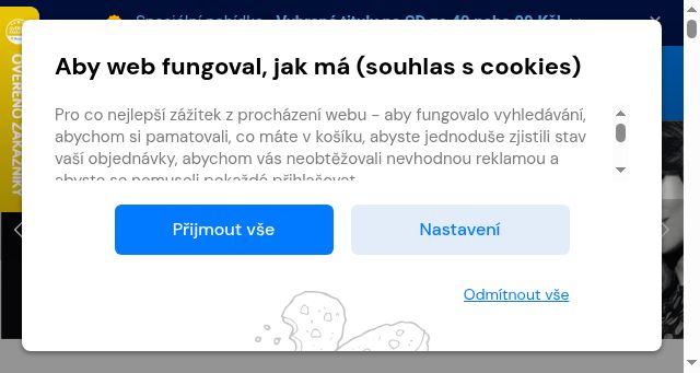 Screenshot of radioteka.cz