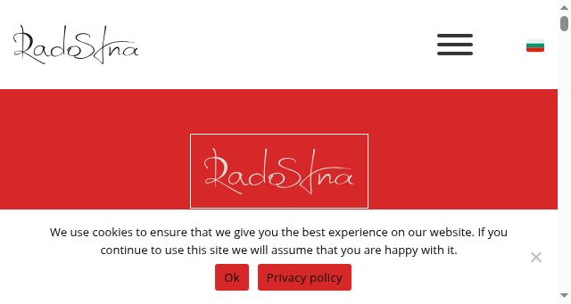 Screenshot of radostna.com