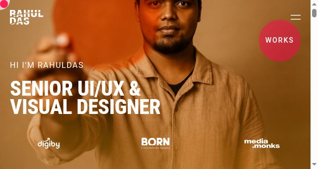 Screenshot of rahuldas.design