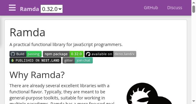 Screenshot of ramdajs.com