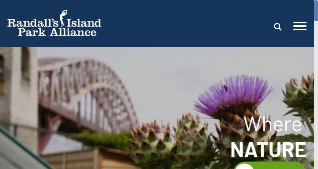 Screenshot of randallsisland.org