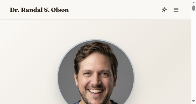 Screenshot of randalolson.com