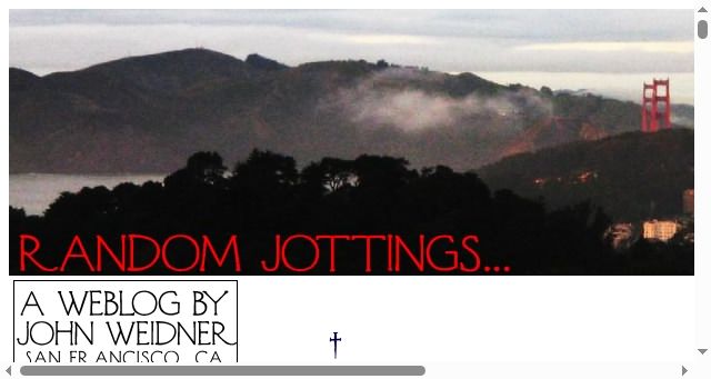 Screenshot of randomjottings.net