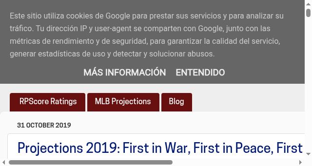 Screenshot of rationalpastime.com