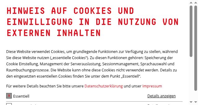 Screenshot of raumfabrik-durlach.de