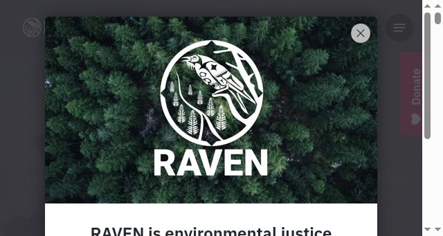 Screenshot of raventrust.com