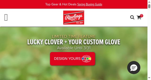 Screenshot of rawlings.com
