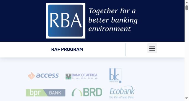 Screenshot of rba.rw