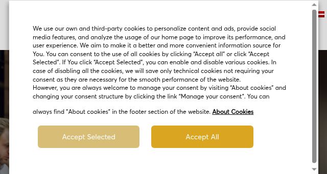 Screenshot of rbs.lv