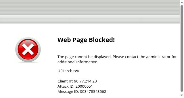 Screenshot of rcb.rw