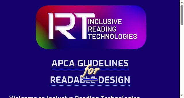 Screenshot of readtech.org