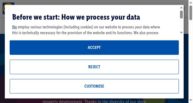 Screenshot of realestate-lidl.co.uk
