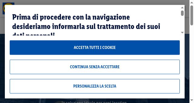 Screenshot of realestate-lidl.it