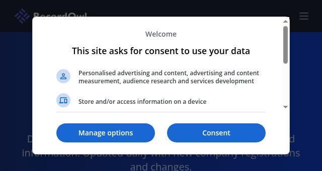 Screenshot of recordowl.com