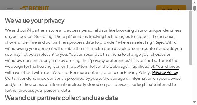 Screenshot of recruitireland.com