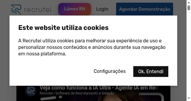 Screenshot of recrutei.com.br