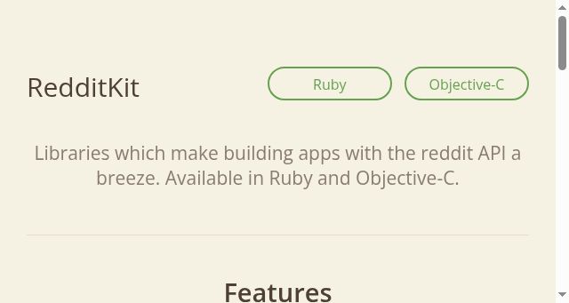 Screenshot of redditkit.com