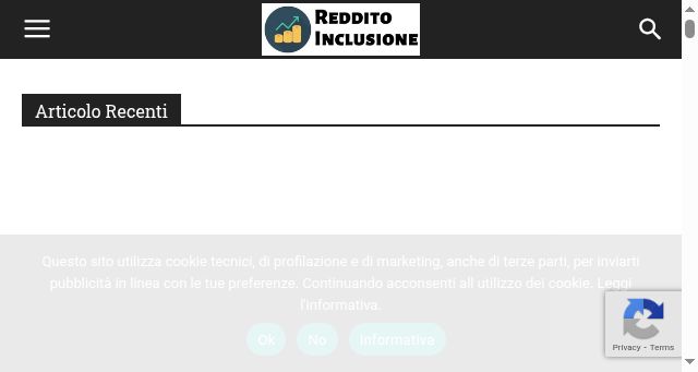 Screenshot of redditoinclusione.it