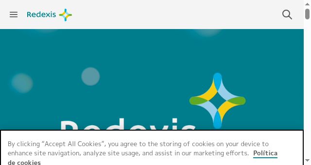 Screenshot of redexis.es