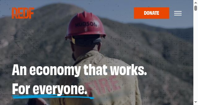 Screenshot of redf.org