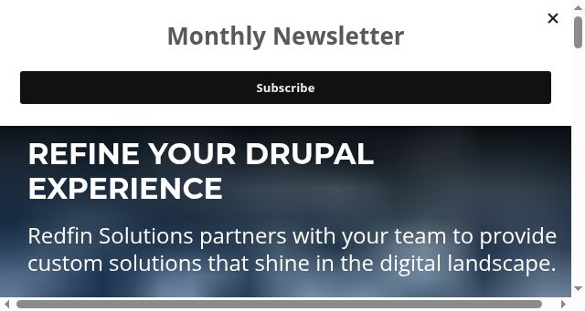 Screenshot of redfinsolutions.com