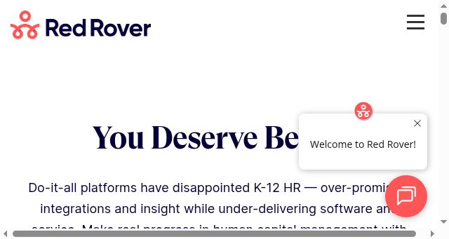 Screenshot of redroverk12.com