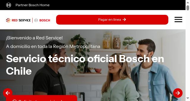 Screenshot of redserviceac.cl