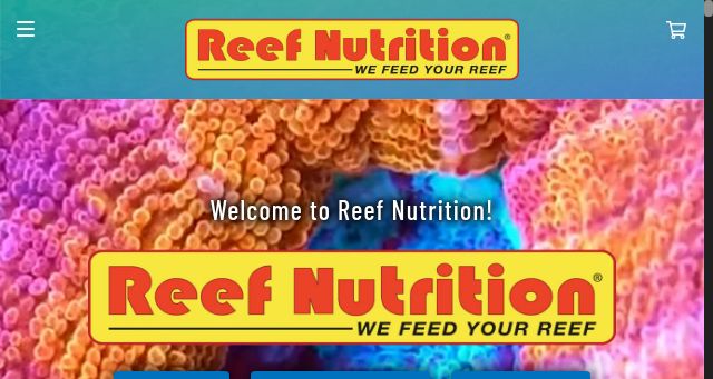 Screenshot of reefnutrition.com