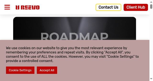 Screenshot of reevotech.com