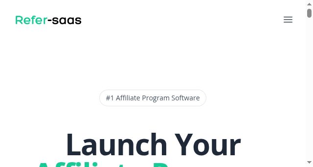 Screenshot of refer-saas.com