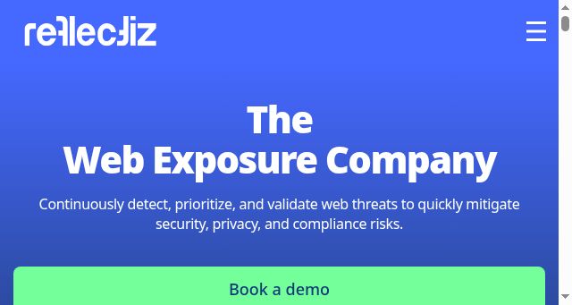 Screenshot of reflectiz.com