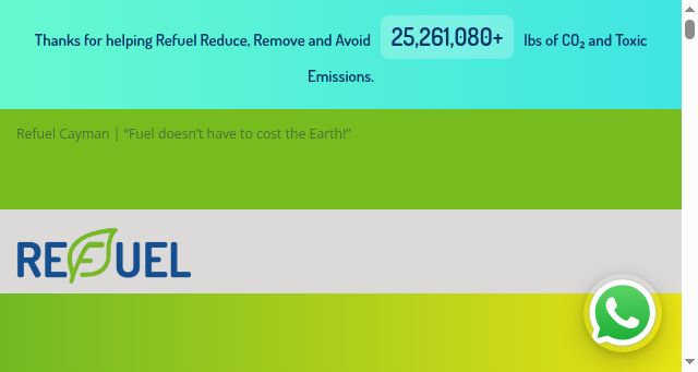 Screenshot of refuel.ky