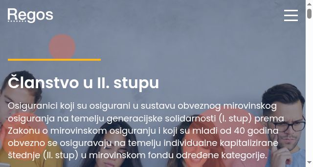 Screenshot of regos.hr