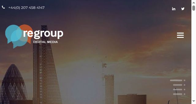 Screenshot of regroup-media.co.uk