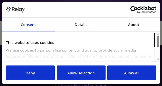Screenshot of relaycommerce.io