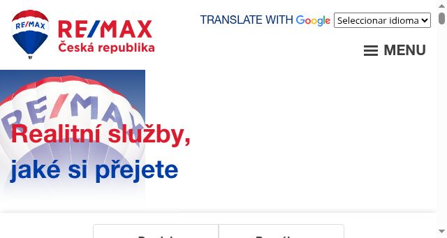 Screenshot of remax-czech.cz