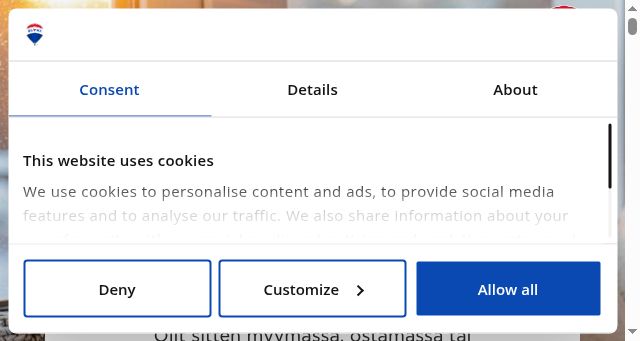 Screenshot of remax.fi