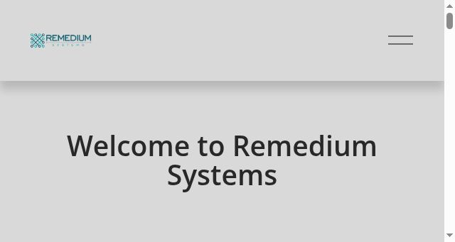 Screenshot of remediumsystems.com